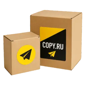 Печать стикеров на коробке в Copy.ru