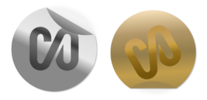 Печать наклеек на фольге в Copy.ru