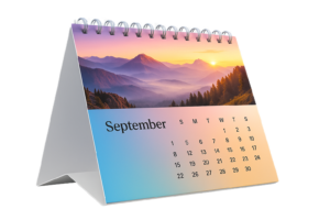 Печать настольных перекидных фотокалендарей домиков в Copy.ru