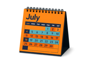 Печать настольных перекидных календарей домиков 15Х15 в Copy.ru