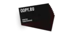 Визитки кашированные в Copy.ru