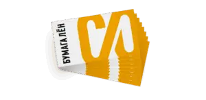 Визитки на бумаге Лён в Copy.ru