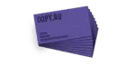 Визитки на дизайнерской бумаге в Copy.ru
