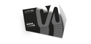 Визитки с фольгой в Copy.ru