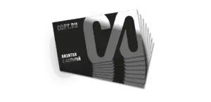 Визитки с фольгой в Copy.ru