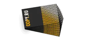 Визитки с ламинацией в Copy.ru