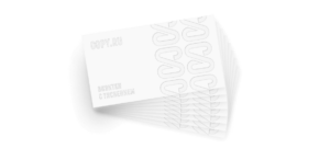 Визитки с тиснением в Copy.ru